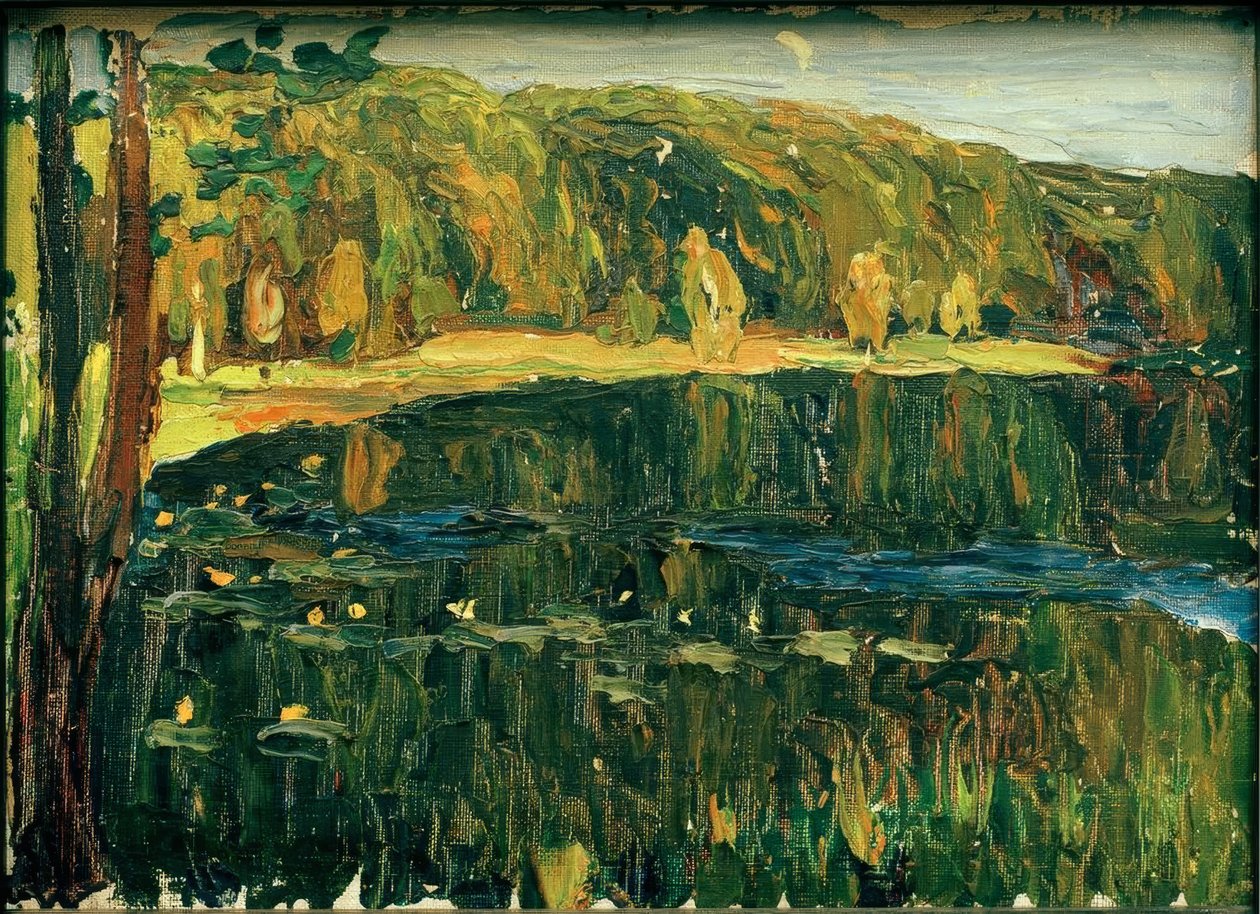Achtyrka – Donker Meer door Wassily Kandinsky