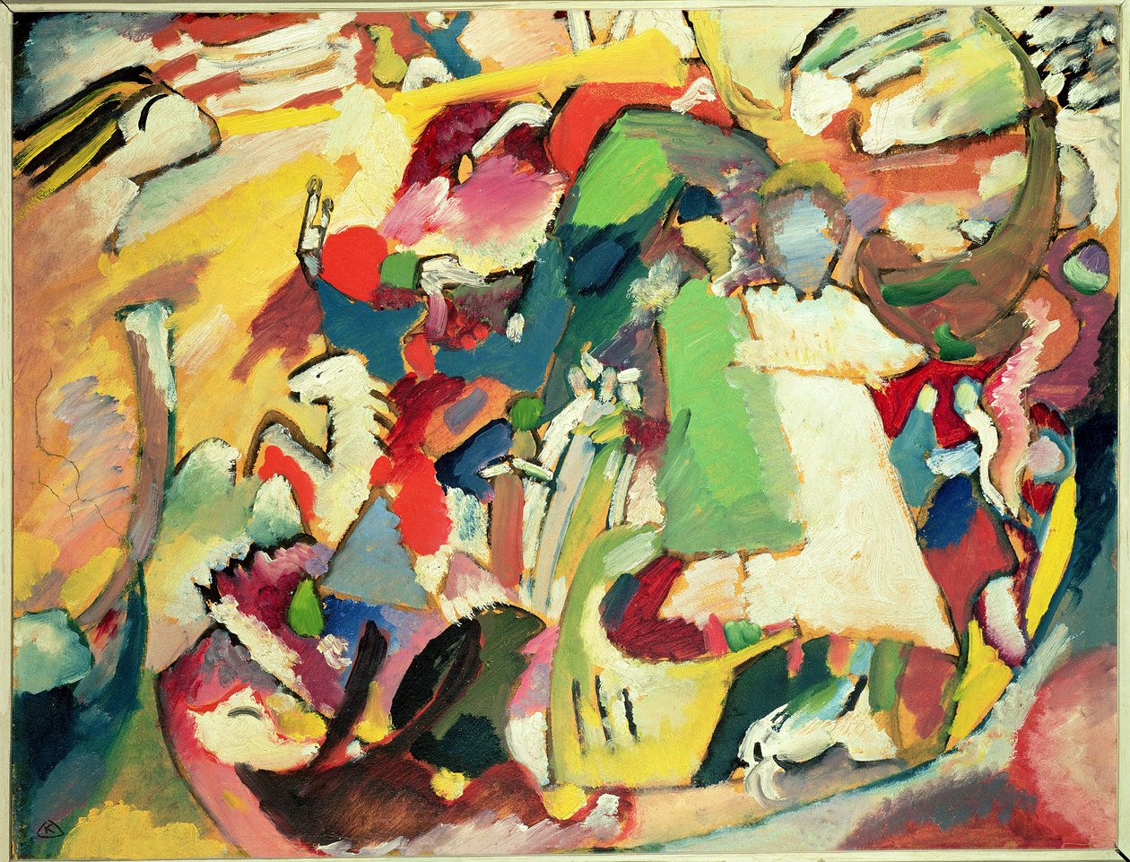 Allerheiligen, No. 1, 1910 door Wassily Kandinsky