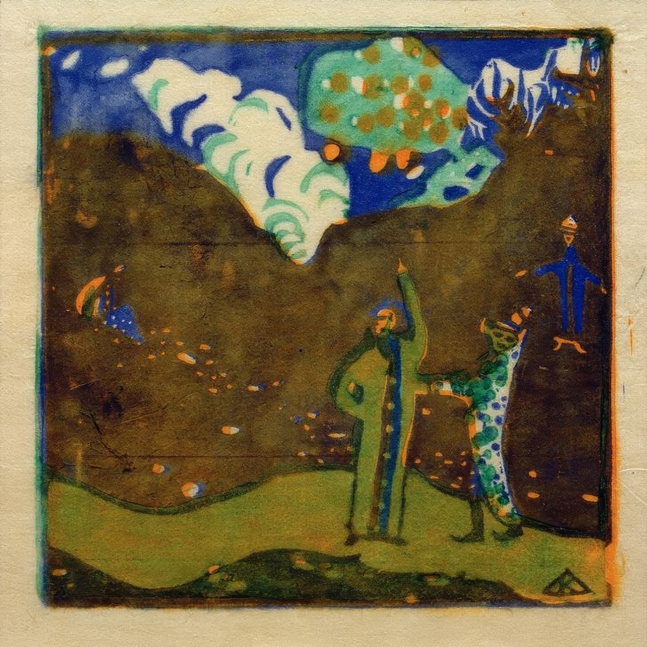 Appelboom door Wassily Kandinsky