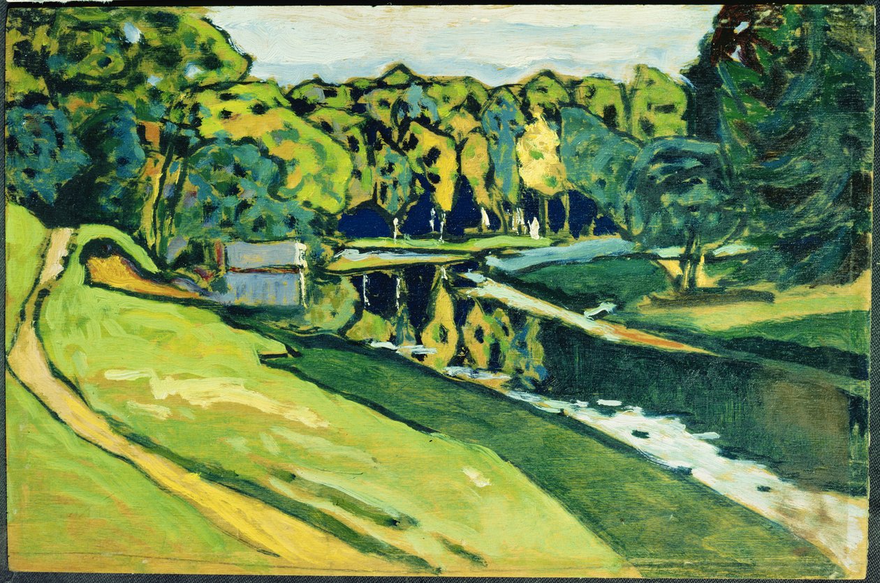 Herfst, 1900 door Wassily Kandinsky