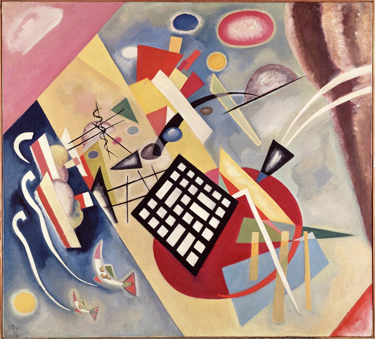 Zwart Frame, 1922 door Wassily Kandinsky