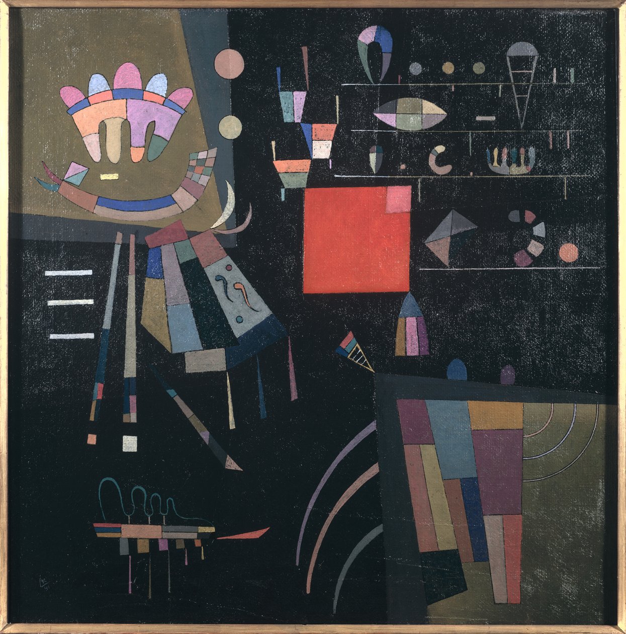 Compositie, 1941 door Wassily Kandinsky