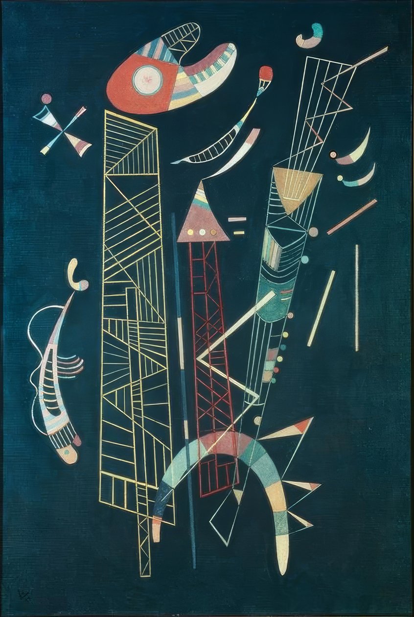 Lichte constructie door Wassily Kandinsky