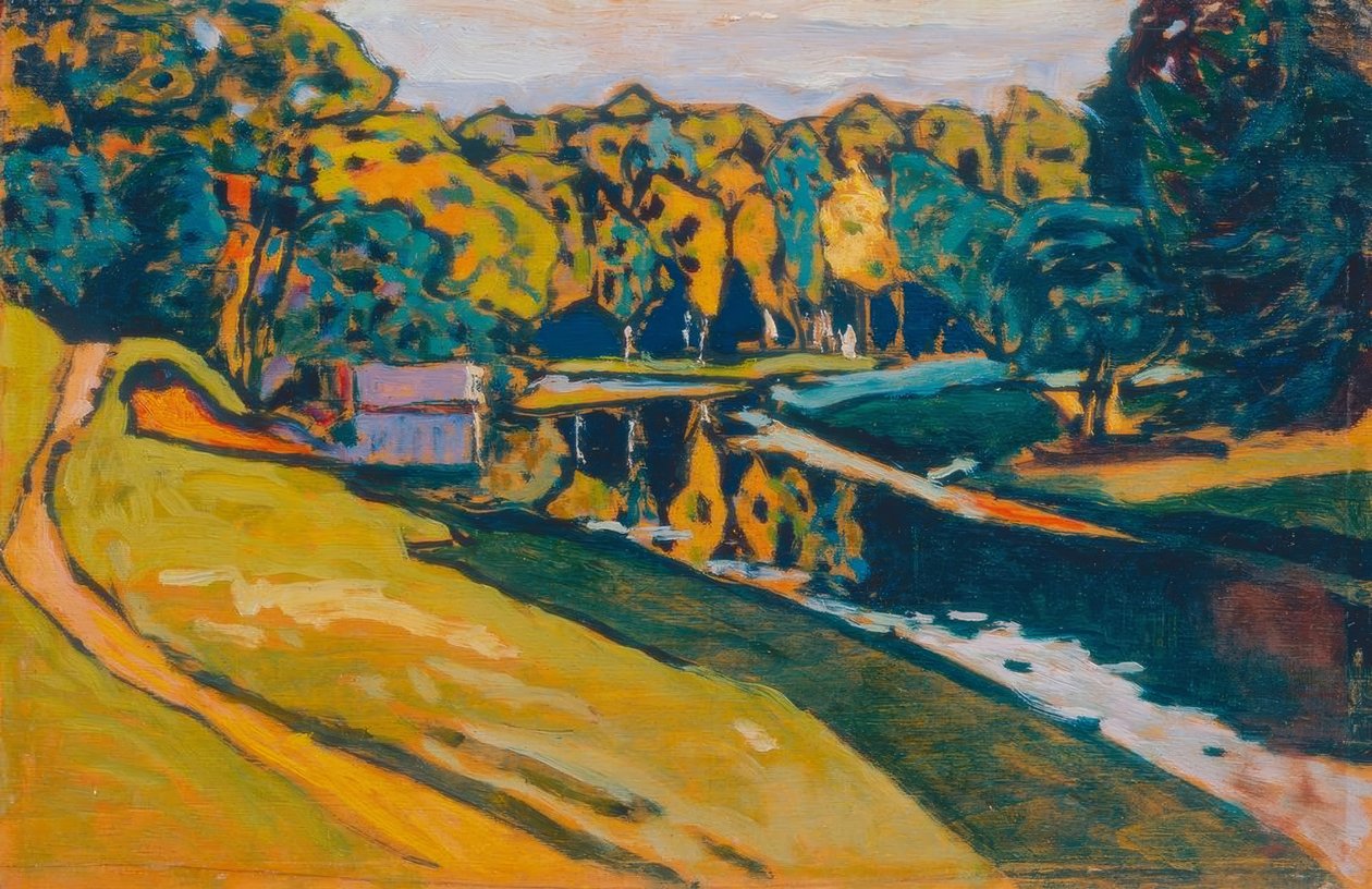 De herfst door Wassily Kandinsky