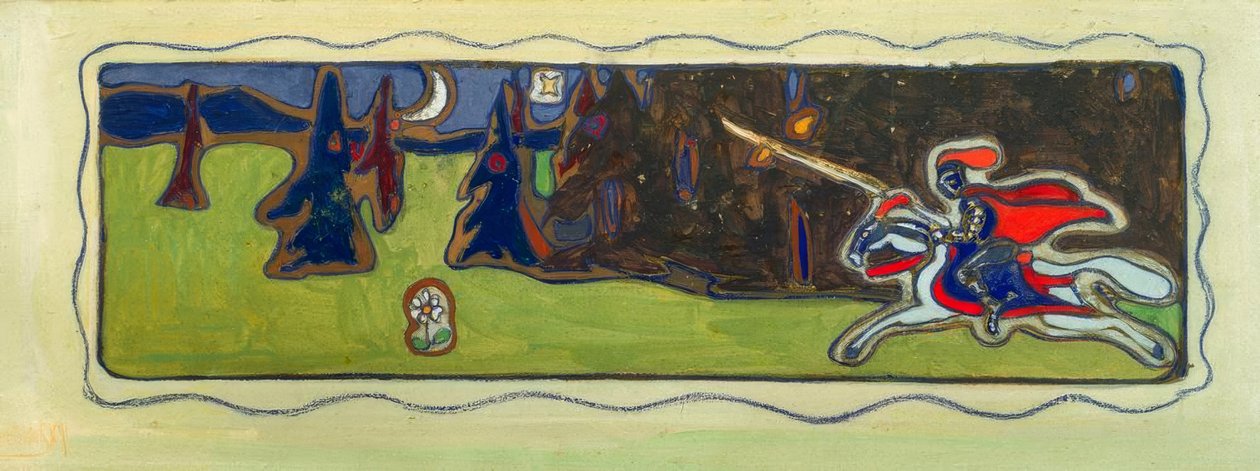 Schemering door Wassily Kandinsky