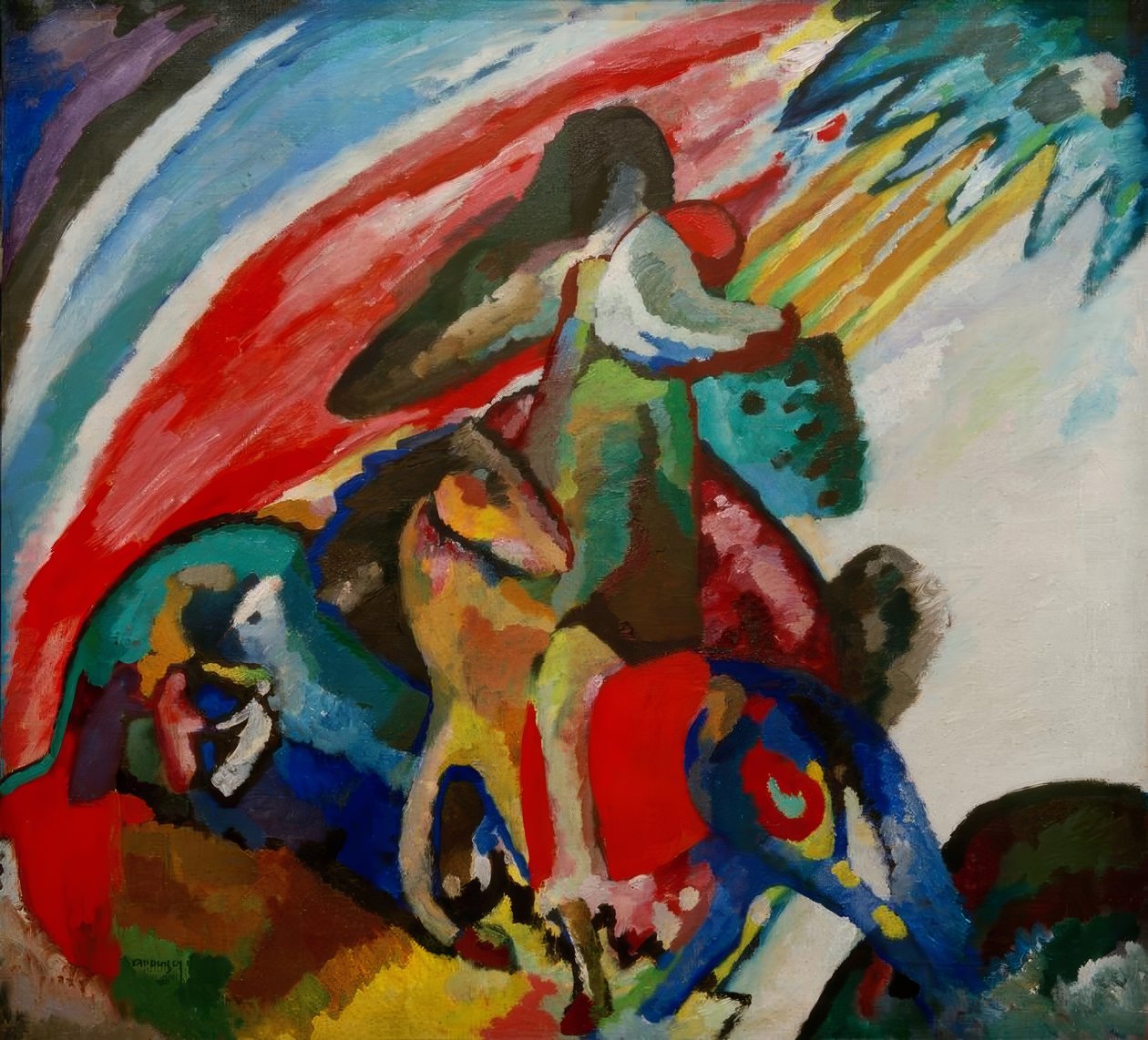 Improvisatie 12 (De Ruiter) door Wassily Kandinsky