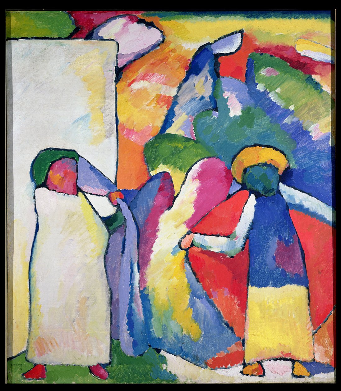 Improvisatie nr. 6 (Afrikanen) door Wassily Kandinsky