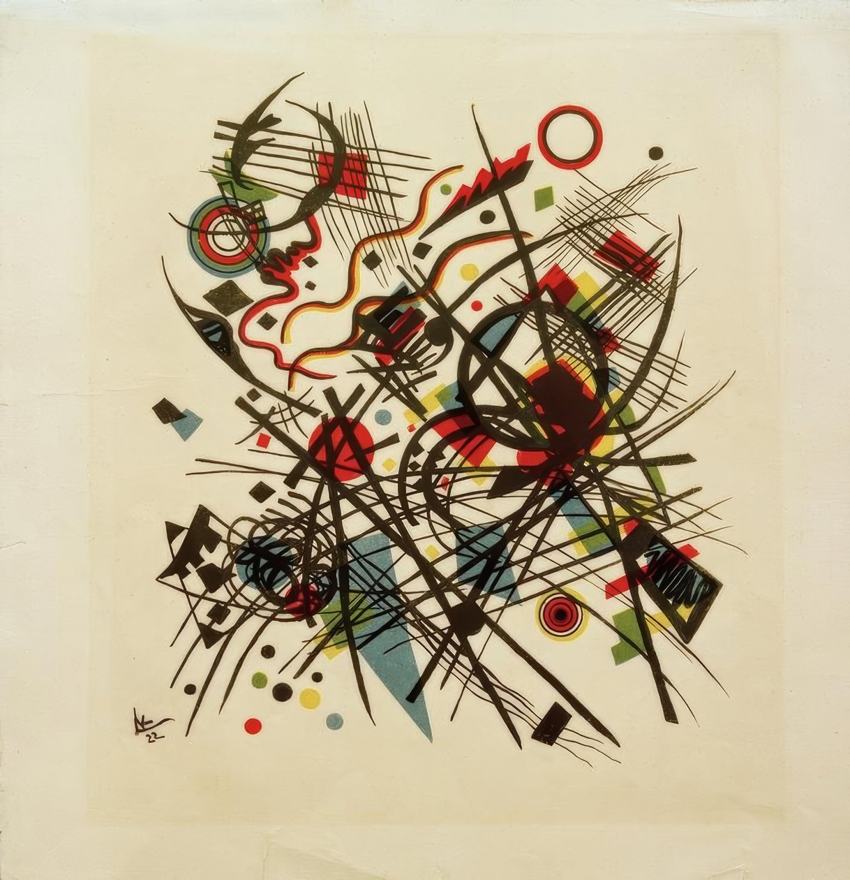 Compositie door Wassily Kandinsky