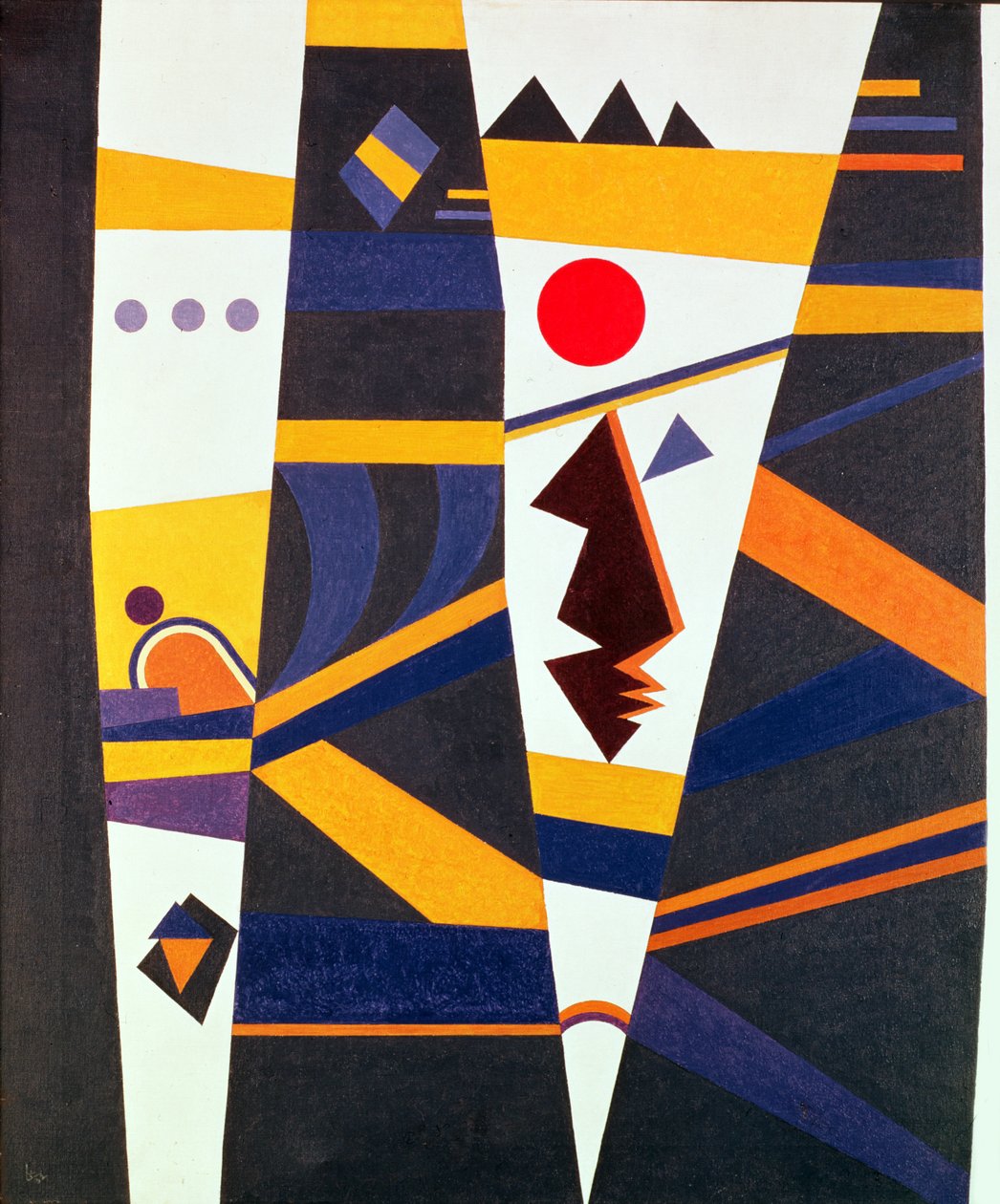 Liaison, 1932 door Wassily Kandinsky