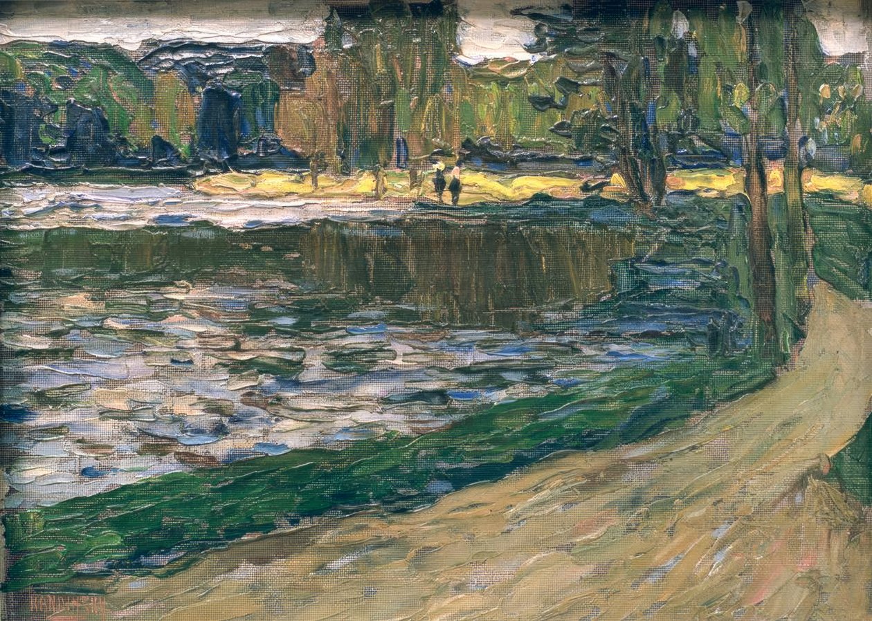 München – Engelse Tuin door Wassily Kandinsky