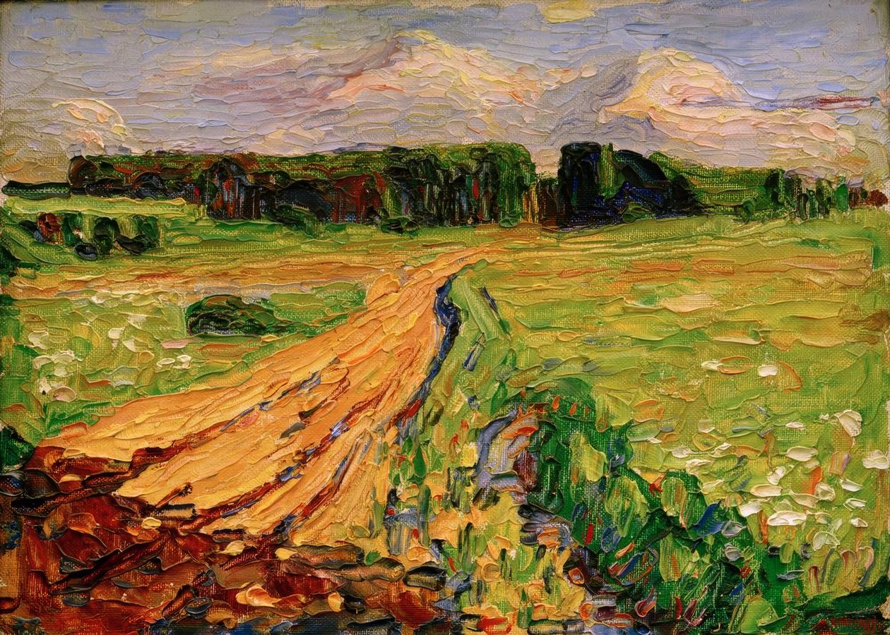 München – Planegg I door Wassily Kandinsky