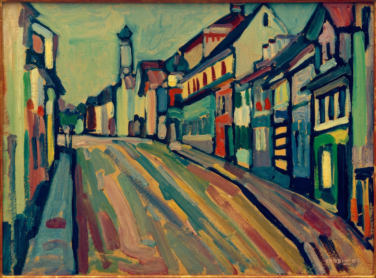 Murnau – Onder de markt door Wassily Kandinsky