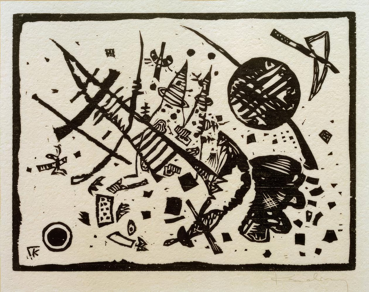 Zonder titel door Wassily Kandinsky