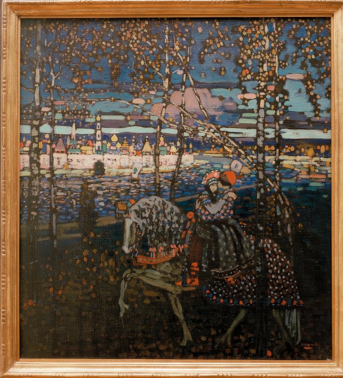 Rijdend Paar door Wassily Kandinsky