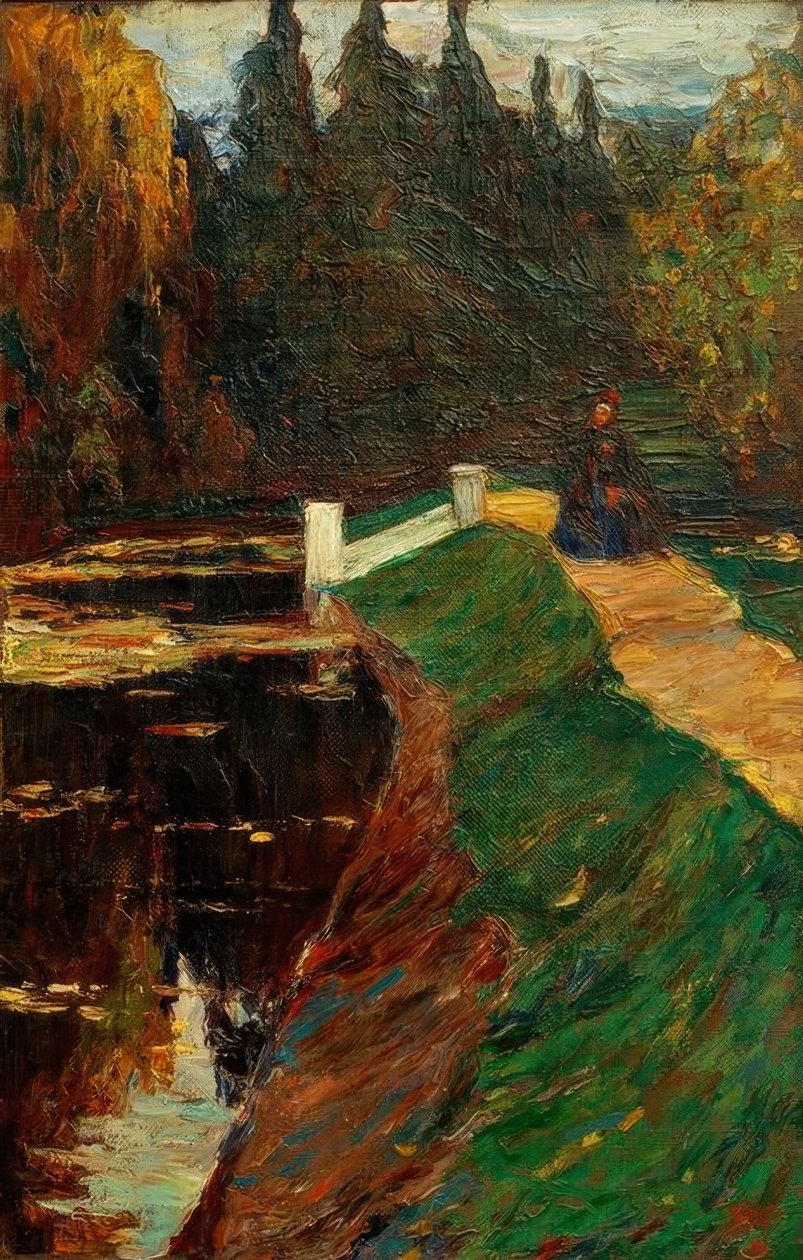 Sluis door Wassily Kandinsky
