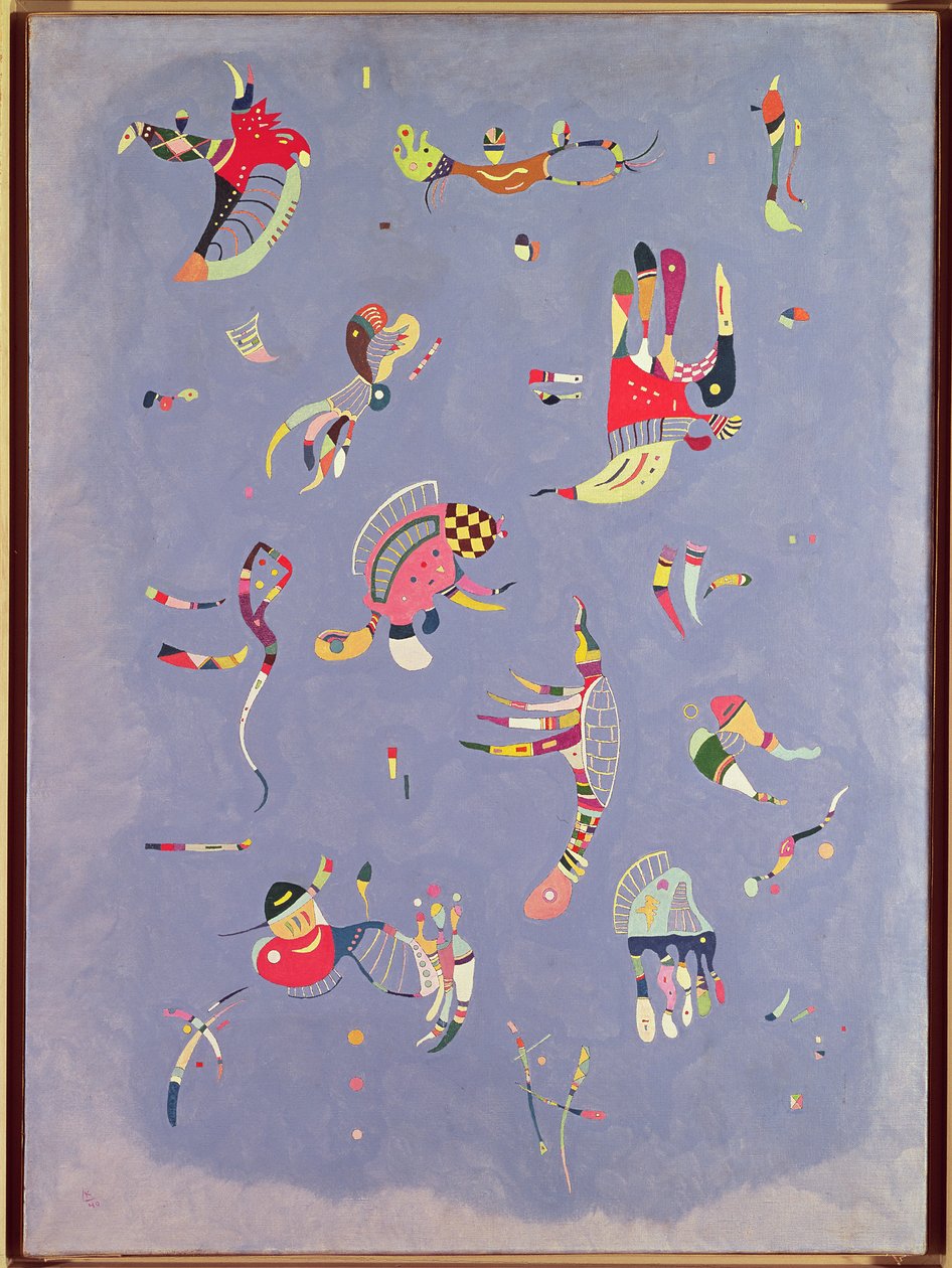 Hemelsblauw, 1940 door Wassily Kandinsky