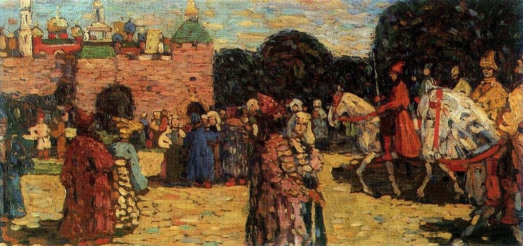 Zondag door Wassily Kandinsky