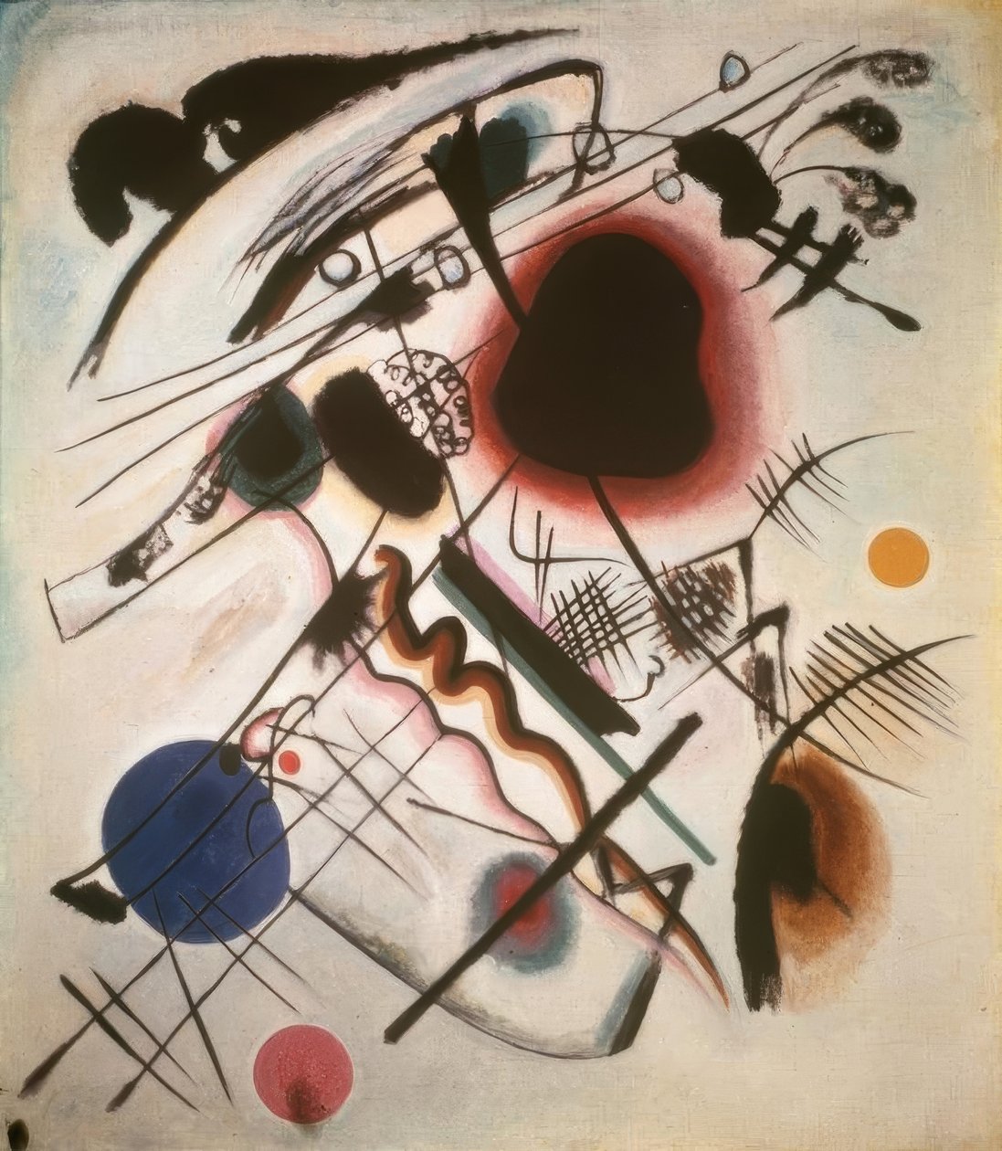 Zwarte vlek door Wassily Kandinsky