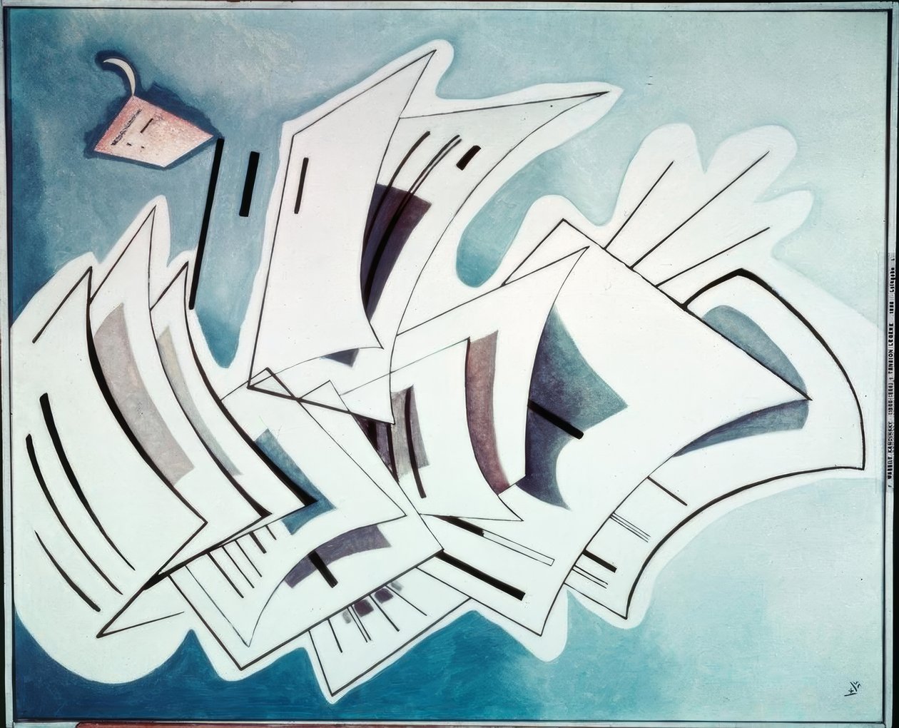 Lichte spanning door Wassily Kandinsky