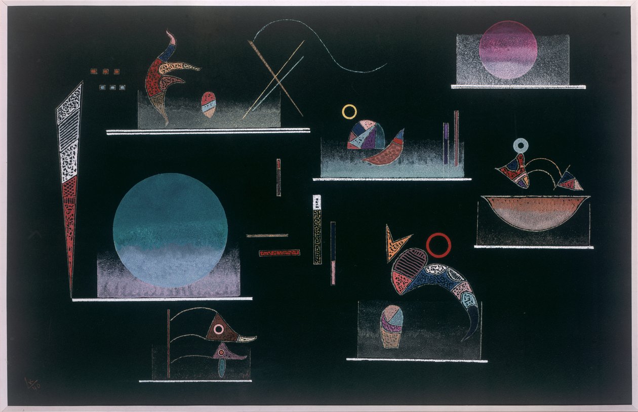 Zonder titel, 1940 door Wassily Kandinsky