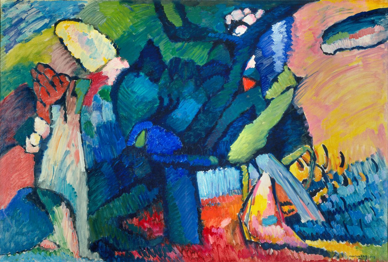 V.V. Kandinsky. Improvisatie nr. 4 (2024) door Wassily Kandinsky