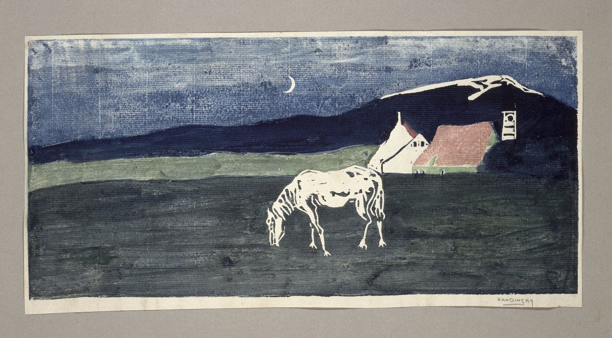 Avondschemering, 1904 door Wassily Kandinsky