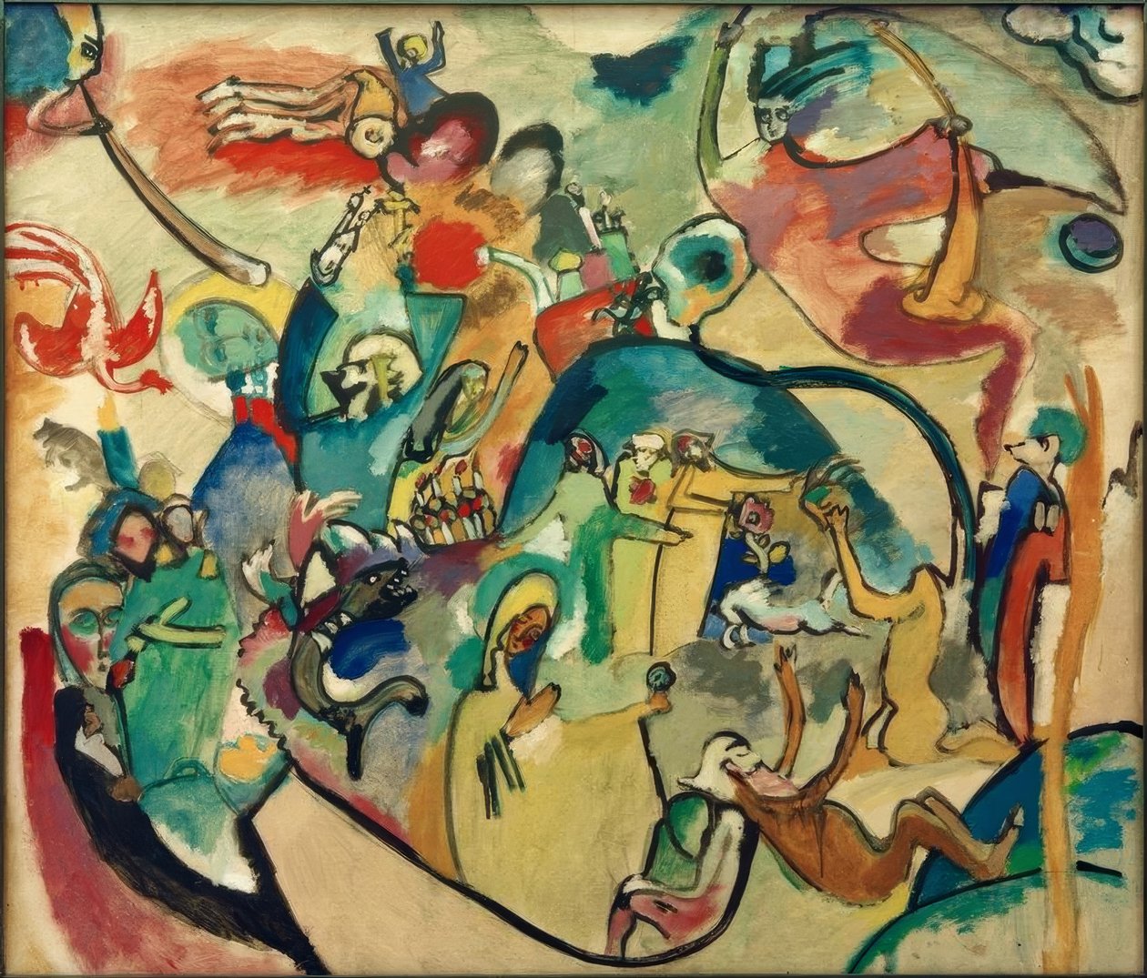 Allerheiligen II door Wassily Kandinsky