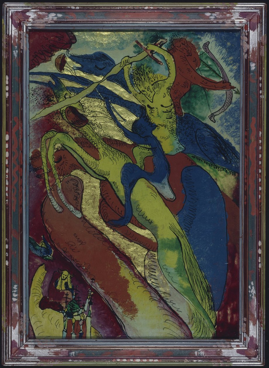 Apocalyptische Ruiters I door Wassily Kandinsky