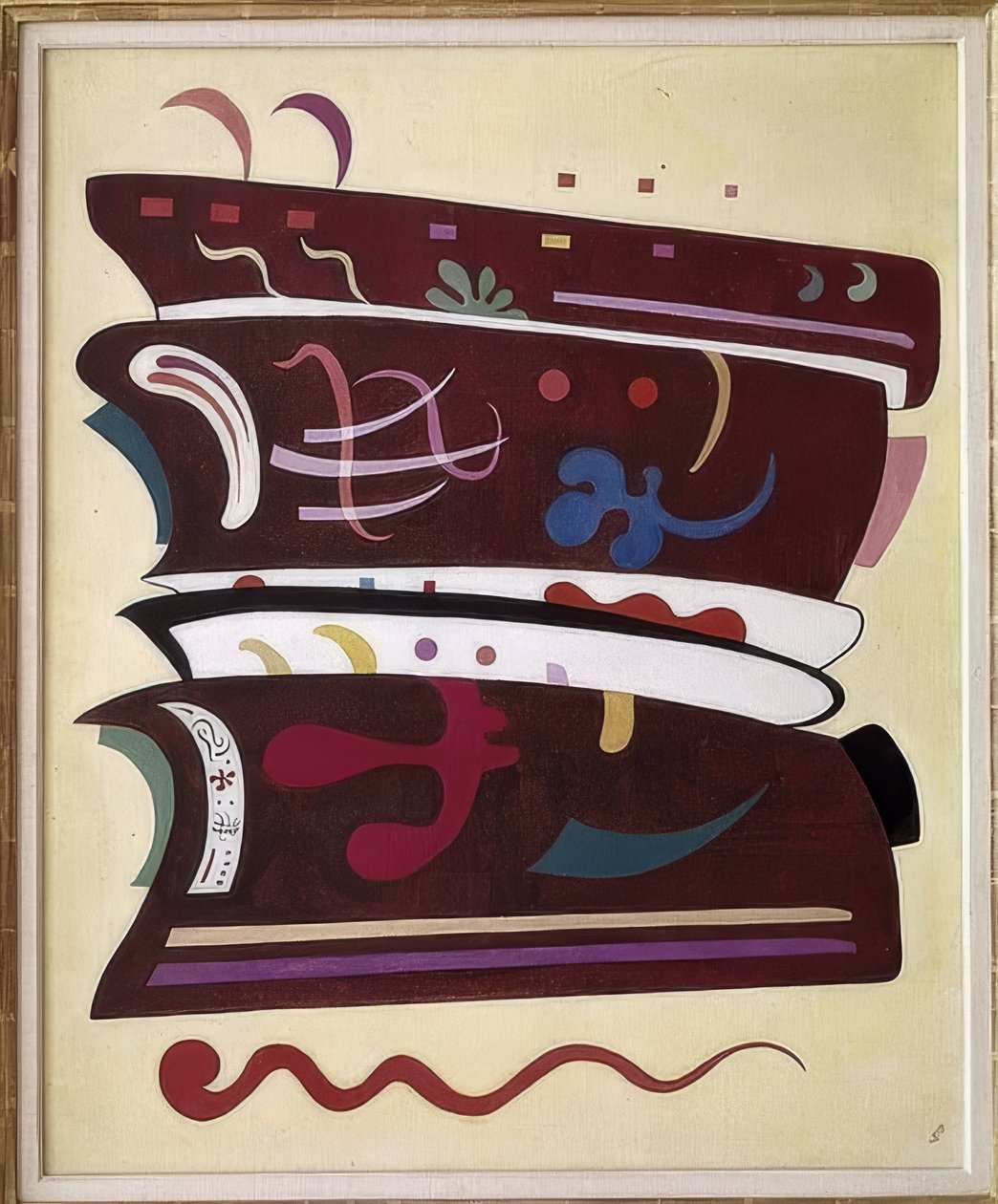 Brun Supplemente door Wassily Kandinsky