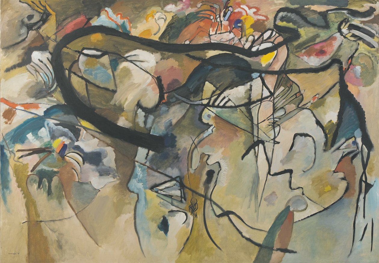Compositie V, 1911 door Wassily Kandinsky