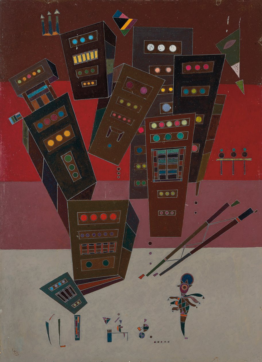 Duisternis door Wassily Kandinsky