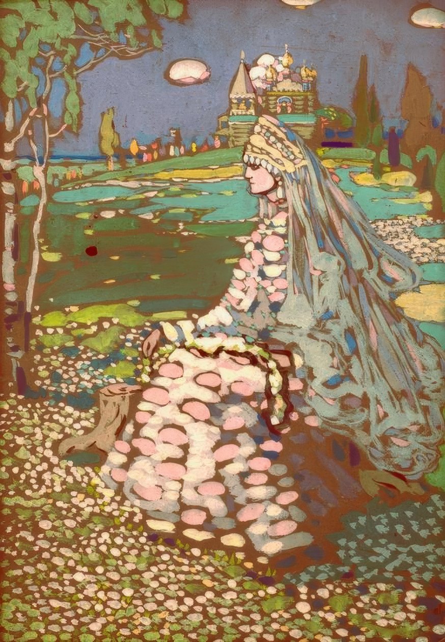 De bruid door Wassily Kandinsky