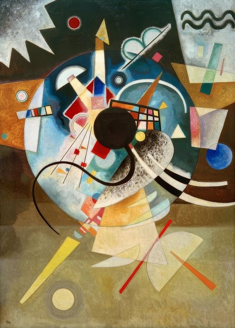 Een Centrum door Wassily Kandinsky