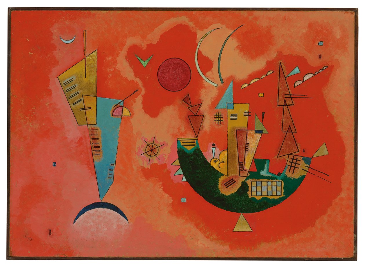 Voor en tegen door Wassily Kandinsky