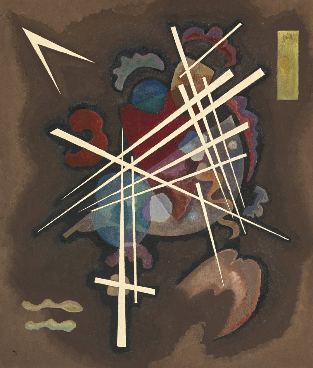 Gitterform Netting, 1927 door Wassily Kandinsky