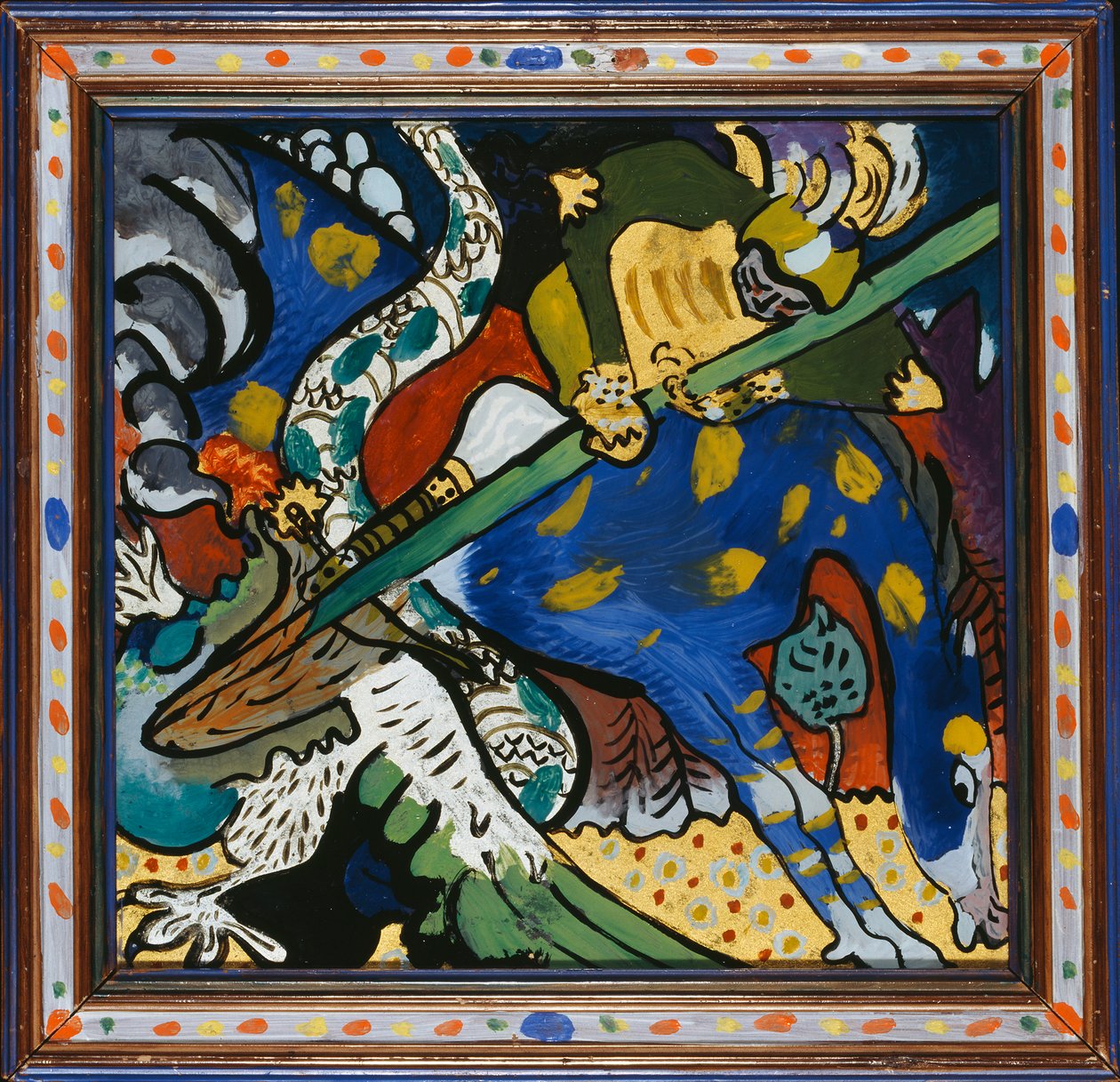 Heilige Georg I door Wassily Kandinsky