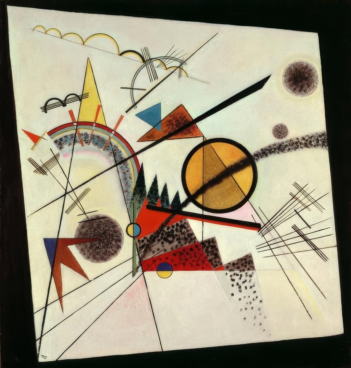 In het Zwarte Vierkant door Wassily Kandinsky