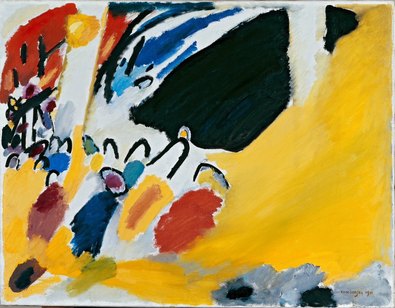 Indruk III (Concert) door Wassily Kandinsky