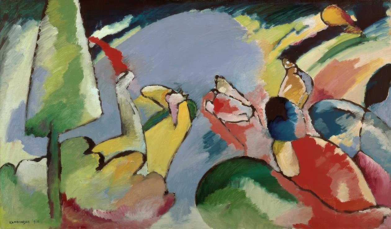 Improvisatie 14 door Wassily Kandinsky