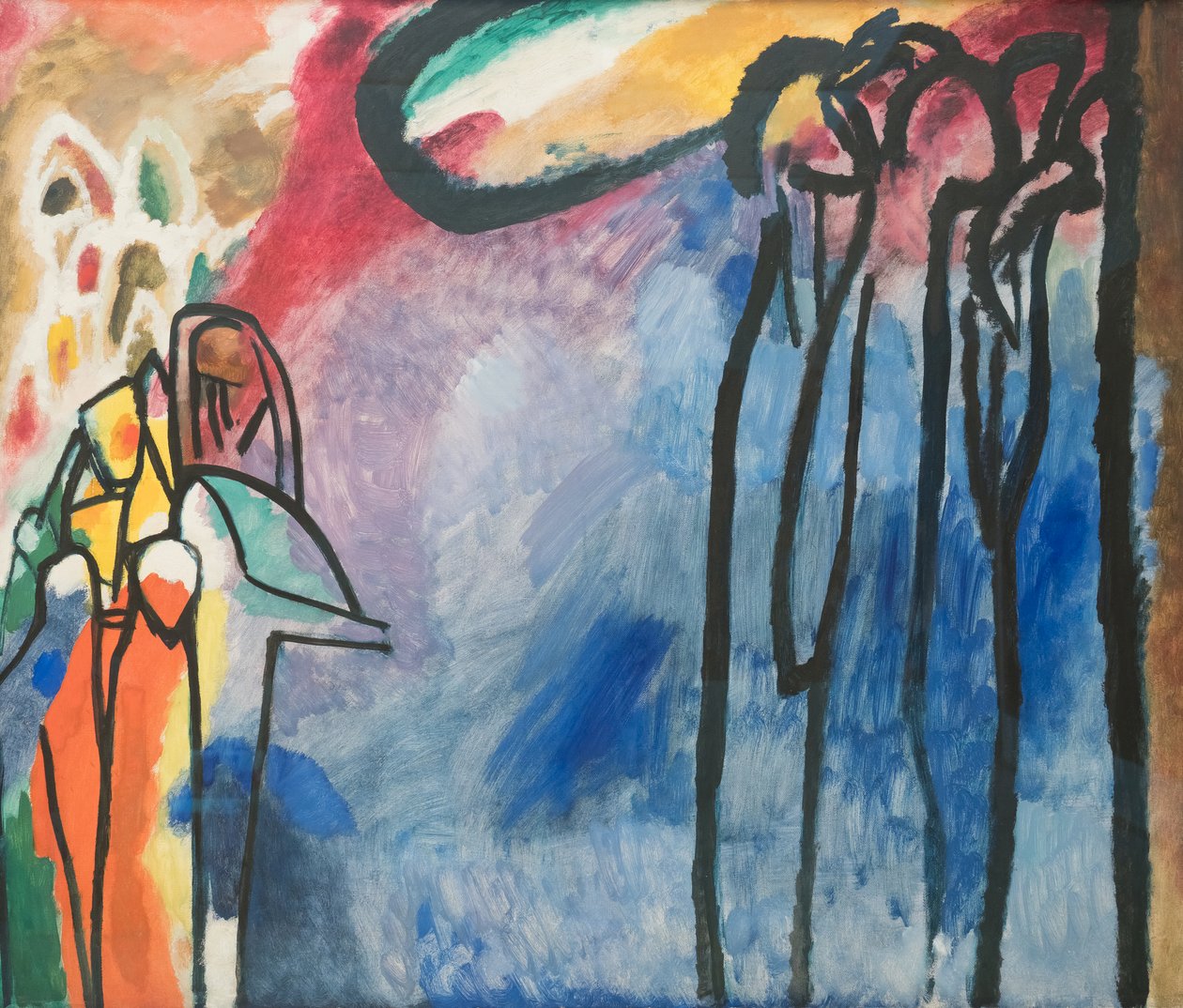Improvisatie 19 door Wassily Kandinsky