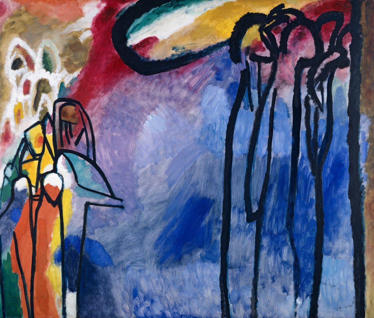 Improvisatie 19 door Wassily Kandinsky