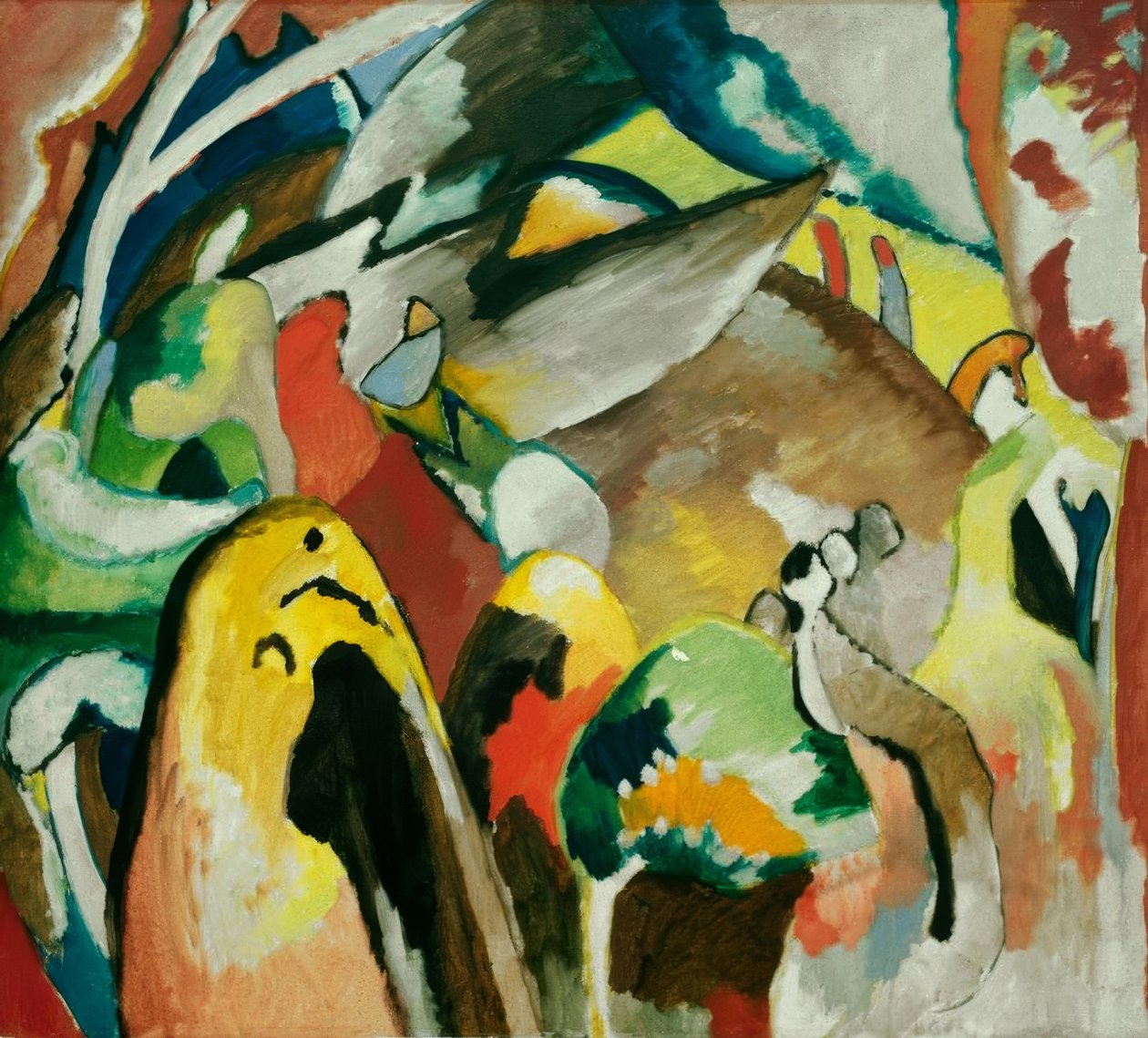 Improvisatie nr. 19a door Wassily Kandinsky