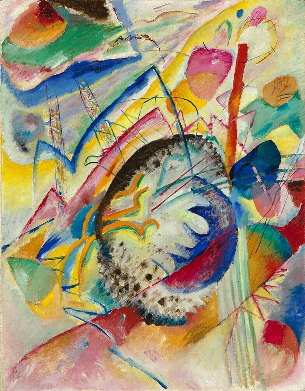 Kandinsky - Grote studie, 1914 door Wassily Kandinsky