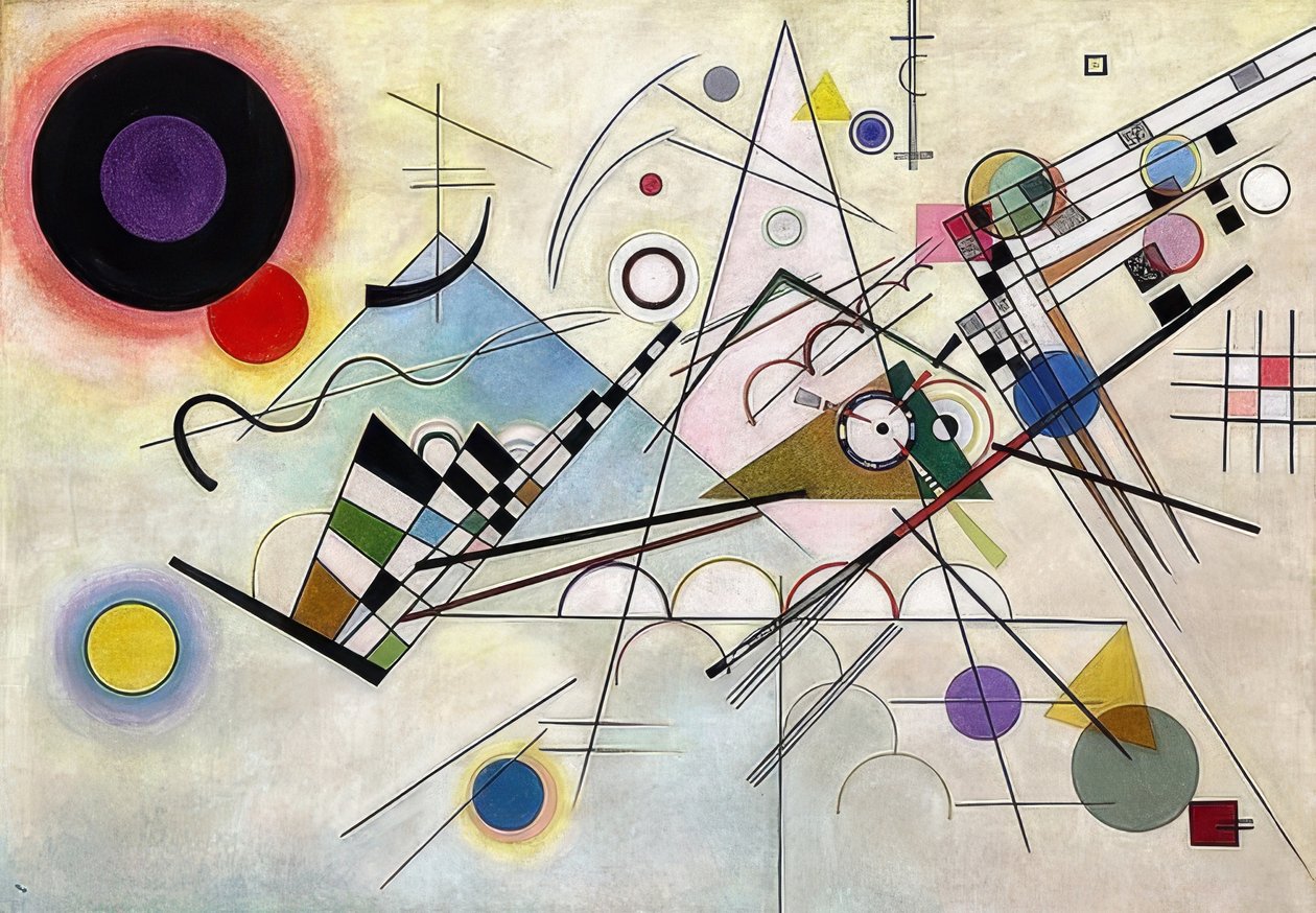 Compositie 8. 1923 door Wassily Kandinsky