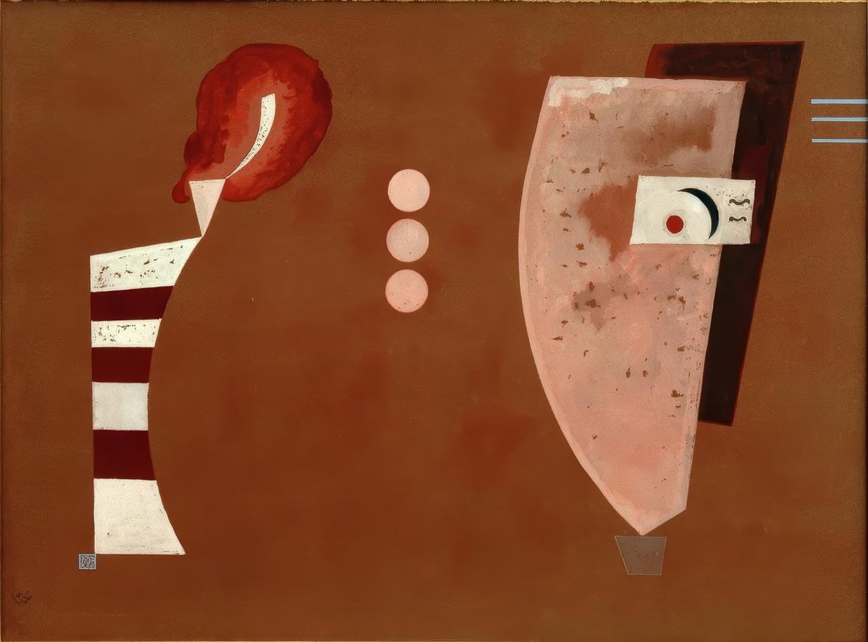 Midden cirkels door Wassily Kandinsky