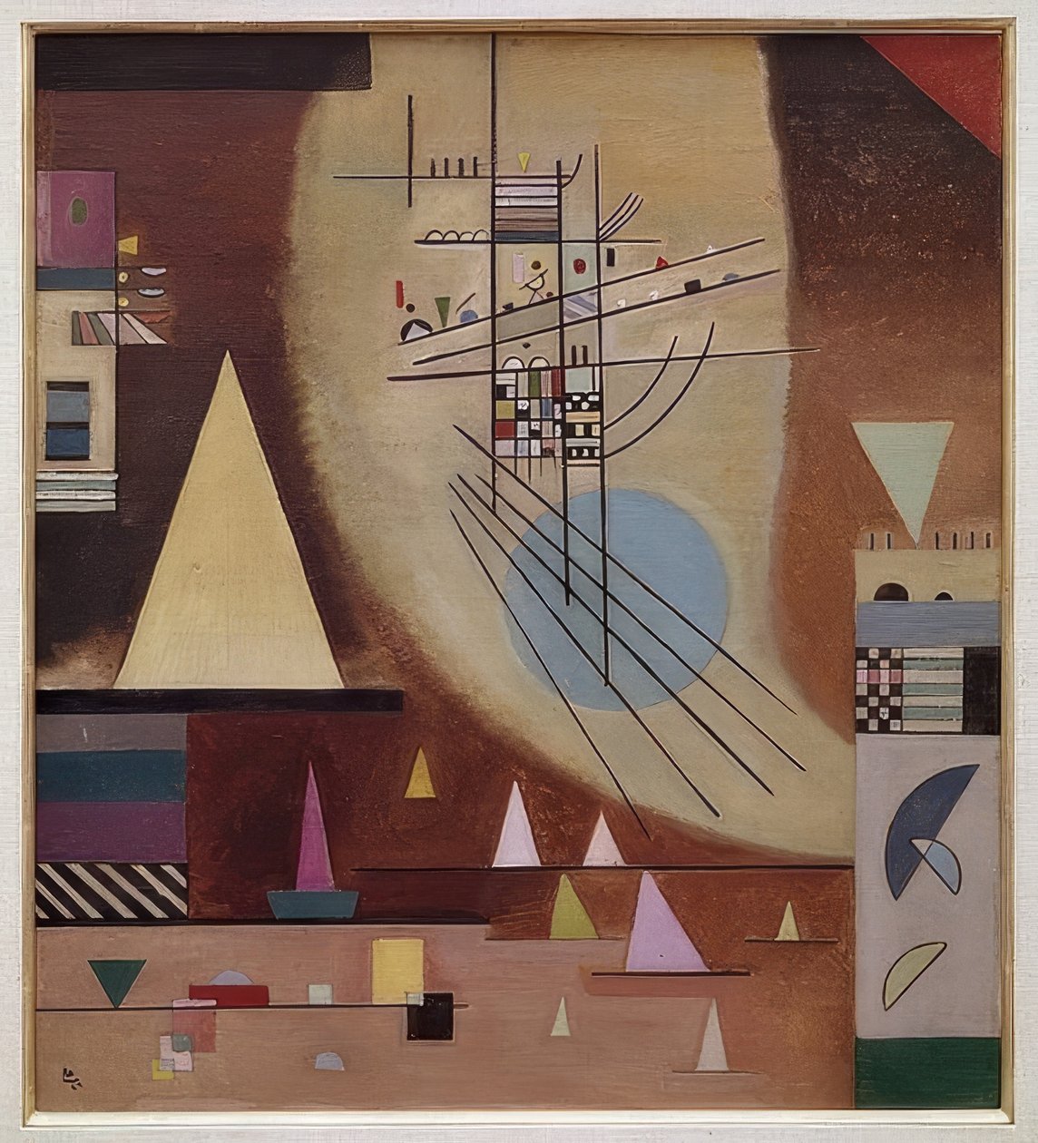 Stom. 1924 door Wassily Kandinsky