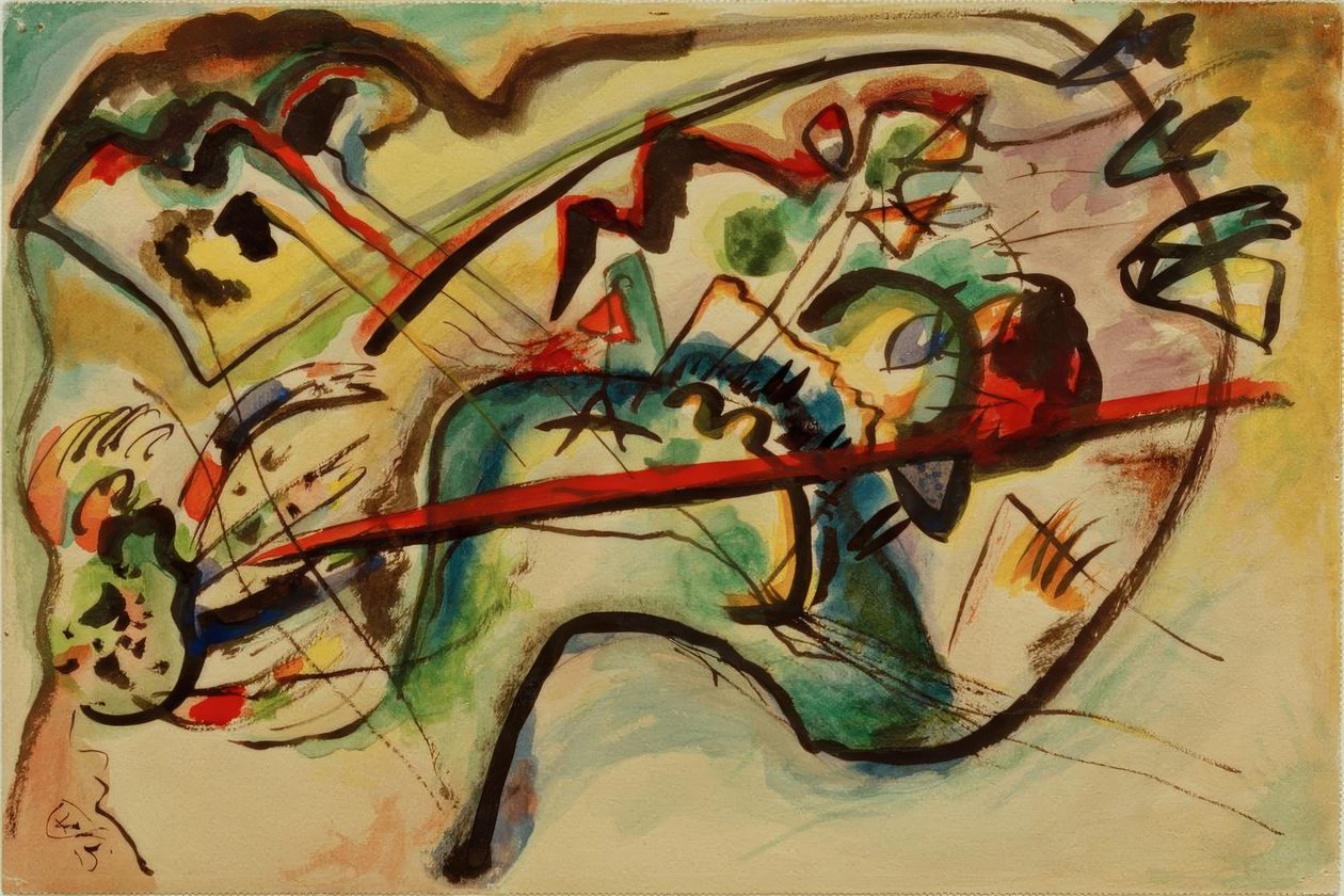 Zonder titel door Wassily Kandinsky