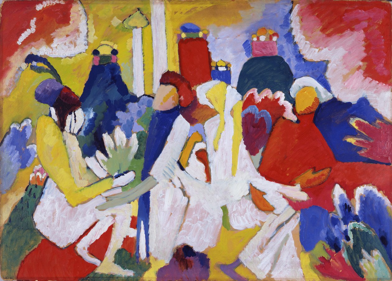 Oosters door Wassily Kandinsky