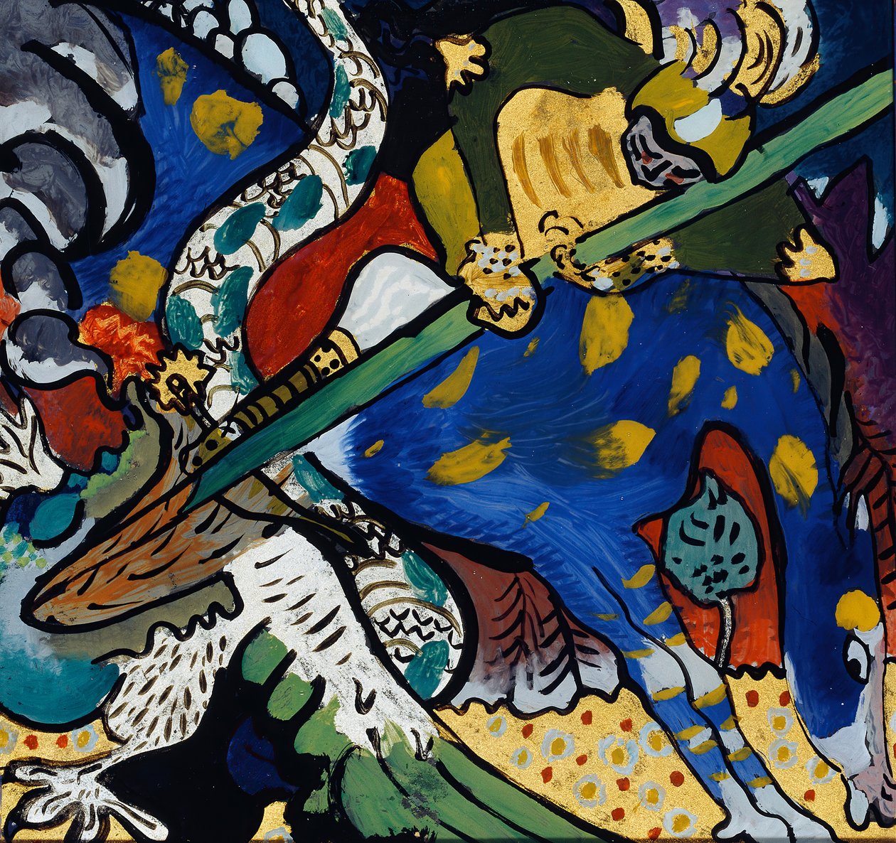 Sint Joris I door Wassily Kandinsky