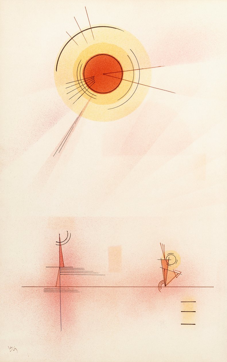 Zonneschijn door Wassily Kandinsky